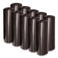 Just Launched | Boardwalk X6639SKKR01 33 in. x 39 in. 33 gal. 1.2 mil Recycled Low-Density Polyethylene Can Liners - Black (100/Carton) image number 5