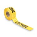 Floor Signs & Safety Signs | Tatco 10700 3 in. x 1000 ft. Caution Barricade Safety Tape - Black/Yellow image number 3