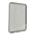 Food Trays, Containers, and Lids | GEN 1014WH 13.81 in. x 9.25 in. x 0.71 in. Foam Meat Trays - White (100/Carton) image number 1