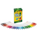 Washable Markers | Crayola 585050 Super Tips Fine/Broad Washable Markers - Assorted Colors (50/Set) image number 3