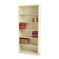 Office Filing Cabinets & Shelves | Tennsco B-78-CPY 34.5 in. x 13.5 in. x 78 in. Six-Shelf Metal Bookcase - Putty image number 0