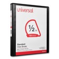 Just Launched | Universal UNV20701 0.5 in. Capacity 11 in. x 8.5 in. 3 Slant D-Rings View Binder - Black image number 0