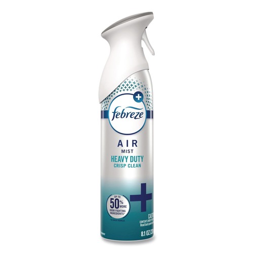 Odor Control | Febreze 80841940 8.1 oz AIR Aerosol Spray - Heavy-Duty Crisp Clean image number 0