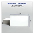 Office & Office Supplies | Avery 08371 2 in. x 3.5 in. Printable Microperforated Business Cards with Sure Feed Technology for Inkjet Printers - White (250 Cards, 10/Sheet, 25 Sheets/Pack) image number 5