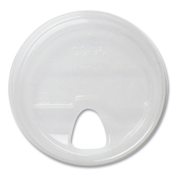 World Centric CPL-CS-12NS Plastic PLA Clear Cold Cup Lids Fits 9 oz to 24 oz Cold Cups - Clear (1000/Carton)