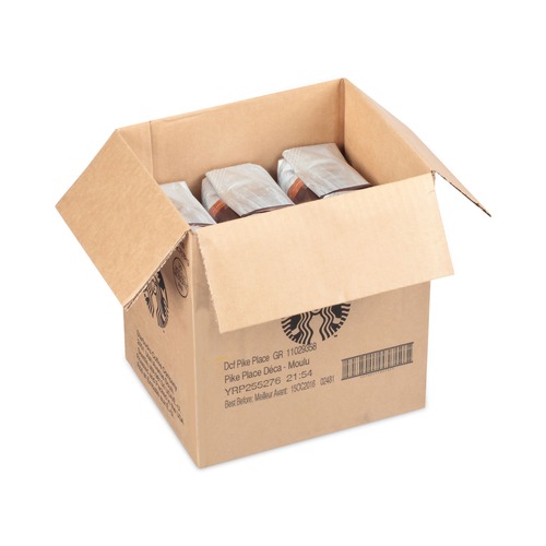 Coffee | Starbucks 12411962 1 lb Bag Coffee - Pike Place Decaf (6/Carton) image number 0