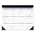 Bulletin Boards | AT-A-GLANCE SK24X00 12-Month (Jan to Dec): 2026 22 in. x 17 in. Contemporary Monthly Desk Pad - White Sheets, Black Binding/Corners image number 1