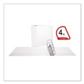 Binders | Universal UNV20994 4 in. Capacity 11 in. x 8.5 in. 3-Slant-Ring View Binder - White image number 7