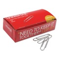 Paper Clips | Universal A7072240 Nonskid Paper Clips - Jumbo, Silver (100/Box, 10 Boxes/Pack) image number 0