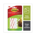 Packing Tapes | Command 17024ES 0.63 in. x 1.75 in. Removable Poster Strips Holds Up to 1 lbs. - White (12/Pack) image number 1