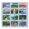 Notebooks & Pads | AT-A-GLANCE DMW20128 12-Month: Jan 2026 to Dec 2026 15.5 in. x 22.75 in. Landscape Photography Scenic Monthly Wall Calendar - White/Multicolor Sheets image number 5