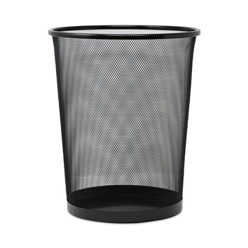 FACILITY MAINTENANCE SUPPLIES | Universal UNV20008 18-Quart Steel Mesh Wastebasket - Black