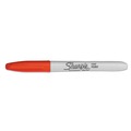 Permanent Markers | Sharpie 33002 Super Permanent Marker - Fine Bullet Tip/Red (1-Dozen) image number 3