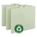 File Folders | Smead 50365 1/3-Cut Tab January to December 8.5 in. x 11 in. 100% Recycled Monthly Top Tab File Guide Set - Green (12/Set) image number 2