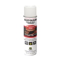 Painting | Rust-Oleum 203030V 17 oz. Aerosol Can Industrial Choice M1600 System Solvent-Based Precision Line Marking Paint - Flat White (12/Carton) image number 0