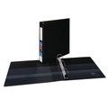 Binders | Avery 79991 3 One Touch EZD Rings 1.5 in. Capacity 11 in. x 8.5 in. Heavy-Duty Non-View Binder with DuraHinge and Spine Label Holder - Black image number 0
