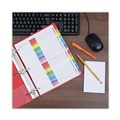 Dividers & Tabs | Universal UNV24814 11 in. x 8.5 in. 31-Tab 1 to 31 Deluxe Table of Contents Dividers for Printers - White (1 Set) image number 5