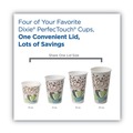  | Dixie D9542 10 oz. - 16 oz. Hot Cups Drink-Thru Dome Lids - White (1000/Carton) image number 7