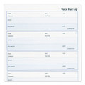 Notebooks & Pads | Rediform 51114 Follow-up 7.5 in. x 2 in. One-Part (No Copies) Wirebound Voice Mail Log Book image number 2