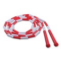 Breakroom Supplies | Champion Sports PR7 7 ft. Segmented Plastic Jump Rope - Red/White image number 0
