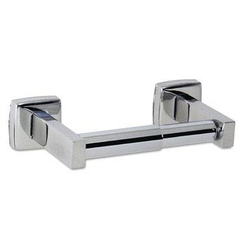 Bobrick B-7685 ClassicSeries 7.25 in. x 3.94 in. x 2 in. Surface-Mounted Toilet Tissue Dispenser - Bright Stainess Steel