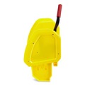 Mop Buckets | Rubbermaid Commercial Yellow Mop Wringer - WaveBreak 2.0 Down-Press Plastic image number 1