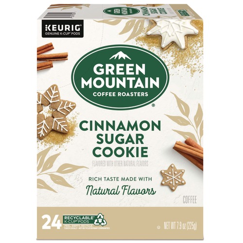 Coffee | Green Mountain Coffee 5000369066 Coffee K-Cups - Cinnamon Sugar Cookie (24/Box) image number 0