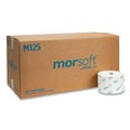 Toilet Paper | Morcon Paper M125 1-Ply Small Core Septic-Safe Bath Tissue - White (2500 Sheets/Roll, 24 Rolls/Carton) image number 3