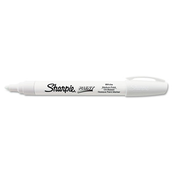 PERMANENT MARKERS | Sharpie 35558 Permanent Paint Marker - Medium Bullet Tip/White