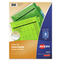 Dividers & Tabs | Avery 11901 Big Tab 11 in. x 8.5 in. 8-Tab Insertable Plastic Dividers - Assorted (1-Set) image number 0