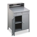 Office Desks & Workstations | Tennsco SR-58 34.5 in. x 29 in. x 53 in. Steel Cabinet Shop Desk - Medium Gray image number 0