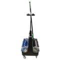 Mop Buckets | Unger UNGCLBK1 1.5 gal. OmniClean Dual Bucket Kit - Black/Blue/Gray image number 0