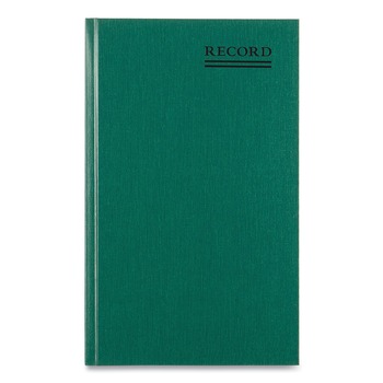 National 56131 Emerald Series 12.25 in. x 7.25 in. Sheets Account Book - Green
