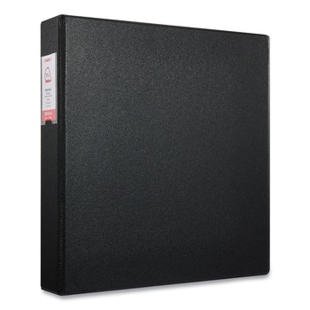 Universal UNV20771 Deluxe 1.5 in. Capacity Non-View D-Ring Binder with Label Holder - Black