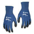Disposable Gloves | MCR Safety N9696L Ultra Tech TaCartonile Dexterity Work Gloves - Large Blue/Black (1-Dozen) image number 1