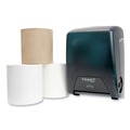 Paper Towel Holders | Morcon Paper VT1008 Valay 11.75 in. x 8.5 in. x 14 in. Proprietary Roll Towel Dispenser - Black image number 2
