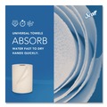 Paper Towels and Napkins | Scott 56758 Essential 100% Recycled Fiber Hard Roll Towel, 1-Ply, 8-in x 800-ft, 1.5-in Core, Brown, 6 Rolls/Carton image number 4