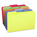 File Folders | Smead 16943 1/3-Cut Tabs Assorted Legal Size 0.75 in. Expansion Colored File Folders - Assorted Colors (100/Box) image number 2