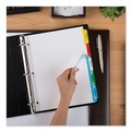 Just Launched | Avery 11418 Index Maker 11 in. x 8.5 in. 5-Tab Traditional Color Print and Apply Clear Label Dividers - Assorted (5/Pack) image number 6