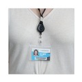 Label & Badge Holders | Advantus 76075 3.68 in. x 2.75 in. Horizontal One-Card Rigid Badge Holders - Frosted (25/Box) image number 4
