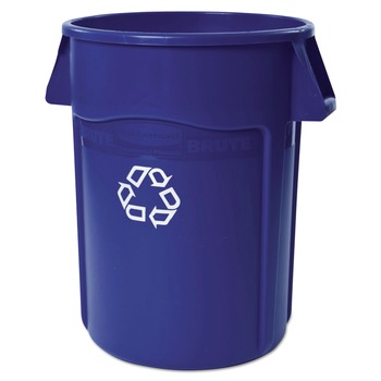Rubbermaid Commercial FG264307BLUE Brute 44 gal Polyethylene Recycling Container - Blue