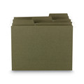 File Folders | Smead 64037 1/3-Cut Tabs Letter Size FasTab Hanging Folders - Standard Green (20/Box) image number 1