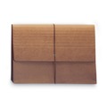 File Folders | Smead 71111 5.25 in. Expansion 1 Section Expanding Wallet With Elastic Cord - Redrope/Legal Size (10/Box) image number 3