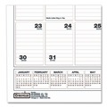 Bulletin Boards | House of Doolittle 352 12-Month (Aug-July): 2025-2026 12 in. x 17 in. Academic Year Bar Harbor Recycled Wirebound Monthly Wall Calendar - White/Blue Sheets image number 1