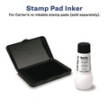 Back to School Sale | Carter's 21448 2 oz. Bottle Neat-Flo Stamp Pad Inker - Black image number 4