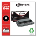Ink & Toner | Innovera IVRE40 4000 Page-Yield Remanufactured High-Yield Toner Replacement for E40 (1491A002AA) - Black image number 1