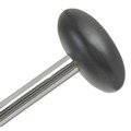 Wall Racks & Hooks | Alba PMCLAS 16w x 16d x 70.5h Chromy 12-Knob Coat Stand - Chrome/Black image number 2