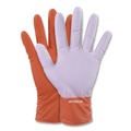 Disposable Gloves | Ammex GWUOFN46050 9.06 in. 6 mil Ultra Industrial Flock-Lined Nitrile Disposable Gloves - Large/Orange (500/Carton) image number 7