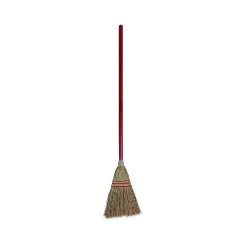 Just Launched | Boardwalk BWK951TEA 39 in. Corn Fiber Bristles Lobby/Toy Broom - Red image number 0