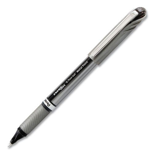 Pens | Pentel BL27-A 0.7 mm EnerGel NV Gel Pen - Medium/Black Ink/Gray/Black Barrel (1-Dozen) image number 0
